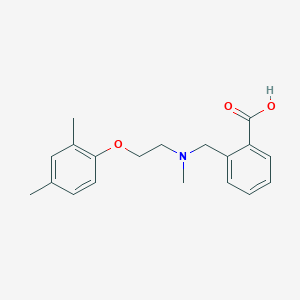 2-{[[2-(2,4-dimethylphenoxy)ethyl](methyl)amino]methyl}benzoic acid