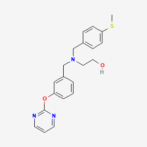 2-{[4-(methylthio)benzyl][3-(pyrimidin-2-yloxy)benzyl]amino}ethanol