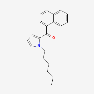 molecular formula C21H23NO B590091 (1-Hexylpyrrol-2-yl)-naphthalen-1-ylmethanone CAS No. 1797106-18-3
