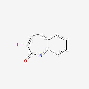molecular formula C10H6INO B590094 3-Iodo-1-benzazepin-2-one CAS No. 140700-64-7