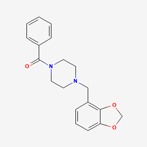 1-(1,3-benzodioxol-4-ylmethyl)-4-benzoylpiperazine