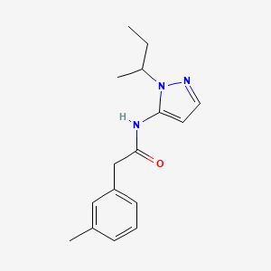 N-(1-sec-butyl-1H-pyrazol-5-yl)-2-(3-methylphenyl)acetamide