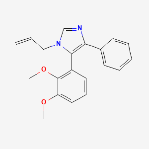 molecular formula C20H20N2O2 B5901017 1-allyl-5-(2,3-dimethoxyphenyl)-4-phenyl-1H-imidazole 