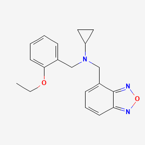 (2,1,3-benzoxadiazol-4-ylmethyl)cyclopropyl(2-ethoxybenzyl)amine