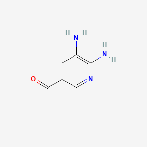 molecular formula C7H9N3O B590108 5-Acetyl-2,3-diaminopyridine CAS No. 127356-17-6