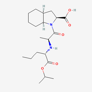 molecular formula C20H34N2O5 B590110 Perindoprilat Isopropyl Ester CAS No. 1356837-89-2