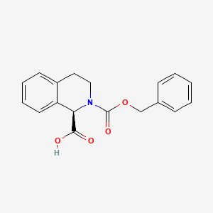 molecular formula C18H17NO4 B590115 (r)-n-Cbz-3,4-二氢-1h-异喹啉羧酸 CAS No. 151004-88-5