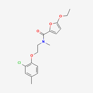 N-[2-(2-chloro-4-methylphenoxy)ethyl]-5-ethoxy-N-methyl-2-furamide