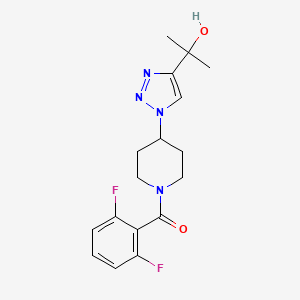 2-{1-[1-(2,6-difluorobenzoyl)piperidin-4-yl]-1H-1,2,3-triazol-4-yl}propan-2-ol