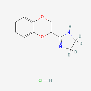 molecular formula C11H13ClN2O2 B590130 Idazoxan-d4 Hydrochloride CAS No. 1329834-12-9