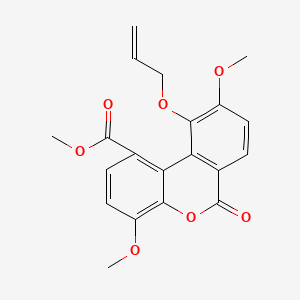 10-O-Allyl-3,8-deshydroxy-9-O-methyl Luteic Acid Methyl Ester