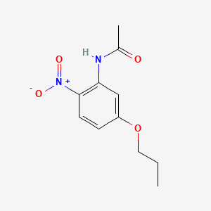 molecular formula C11H14N2O4 B590141 N-(2-nitro-5-propoxyphenyl)acetamide CAS No. 130349-21-2