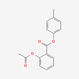 molecular formula C16H14O4 B590161 2-(Acetyloxy)benzoic Acid 4-Methylphenyl Ester CAS No. 52602-10-5