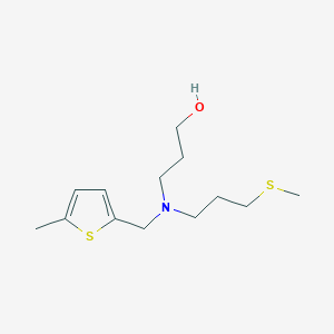 3-{[(5-methyl-2-thienyl)methyl][3-(methylthio)propyl]amino}propan-1-ol