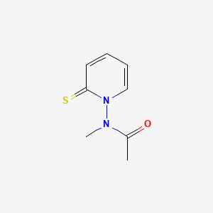 molecular formula C8H10N2OS B590169 N-Methyl-N-(2-thioxo-1(2H)-pyridinyl)acetamide CAS No. 144809-76-7