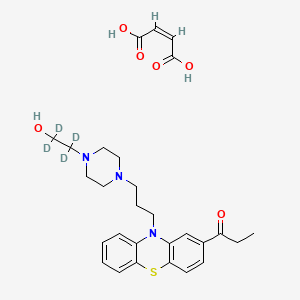 molecular formula C28H35N3O6S B590176 Carphenazine-d4 Dimaleate CAS No. 1331636-24-8