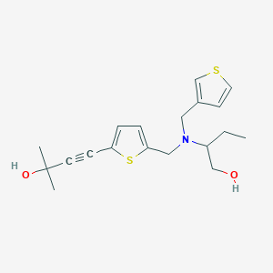 4-(5-{[[1-(hydroxymethyl)propyl](3-thienylmethyl)amino]methyl}-2-thienyl)-2-methylbut-3-yn-2-ol