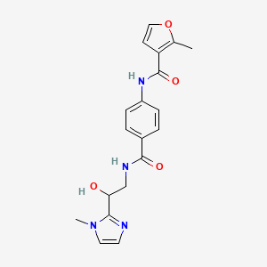 N-[4-({[2-hydroxy-2-(1-methyl-1H-imidazol-2-yl)ethyl]amino}carbonyl)phenyl]-2-methyl-3-furamide