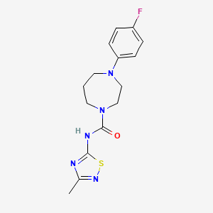 4-(4-fluorophenyl)-N-(3-methyl-1,2,4-thiadiazol-5-yl)-1,4-diazepane-1-carboxamide