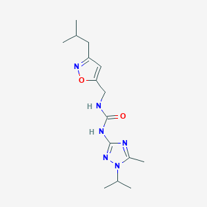 N-[(3-isobutylisoxazol-5-yl)methyl]-N'-(1-isopropyl-5-methyl-1H-1,2,4-triazol-3-yl)urea