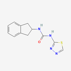 N-(2,3-dihydro-1H-inden-2-yl)-N'-1,3,4-thiadiazol-2-ylurea