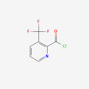 molecular formula C7H3ClF3NO B590203 3-(Trifluoromethyl)pyridine-2-carbonyl chloride CAS No. 128073-04-1