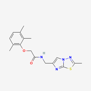 N-[(2-methylimidazo[2,1-b][1,3,4]thiadiazol-6-yl)methyl]-2-(2,3,6-trimethylphenoxy)acetamide