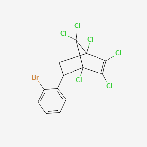 molecular formula C13H7BrCl6 B590214 5-(2-溴苯基)-1,2,3,4,7,7-六氯双环[2.2.1]庚-2-烯 CAS No. 36483-55-3