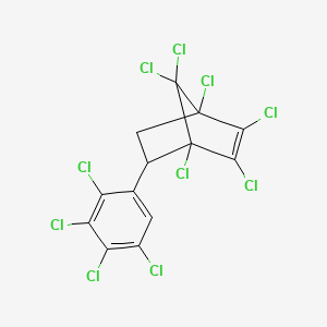1,2,3,4,7,7-Hexachloro-5-(2,3,4,5-tetrachlorophenyl)bicyclo[2.2.1]hept-2-ene