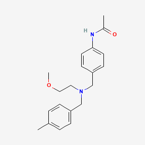 N-(4-{[(2-methoxyethyl)(4-methylbenzyl)amino]methyl}phenyl)acetamide