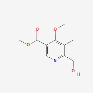 Methyl 6-(hydroxymethyl)-4-methoxy-5-methylpyridine-3-carboxylate