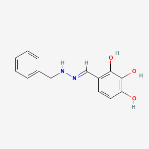 molecular formula C14H14N2O3 B590221 2,3,4-Trihydroxybenzaldehyde 2-Benzylhydrazone CAS No. 1798397-91-7