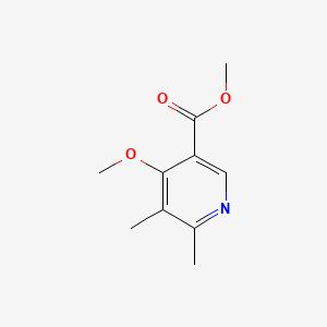 molecular formula C10H13NO3 B590225 Methyl 4-methoxy-5,6-dimethylnicotinate CAS No. 1314982-27-8