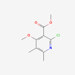 Methyl 2-chloro-4-methoxy-5,6-dimethylnicotinate