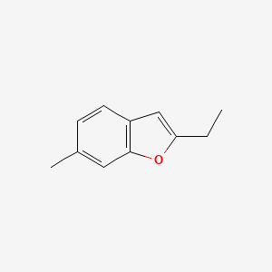 molecular formula C11H12O B590237 2-Ethyl-6-methylbenzofuran CAS No. 139717-99-0