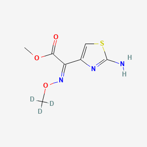 methyl (2Z)-2-(2-amino-1,3-thiazol-4-yl)-2-(trideuteriomethoxyimino)acetate