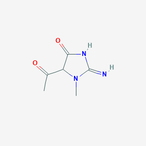 5-Acetyl-2-amino-1-methyl-1H-imidazol-4(5H)-one