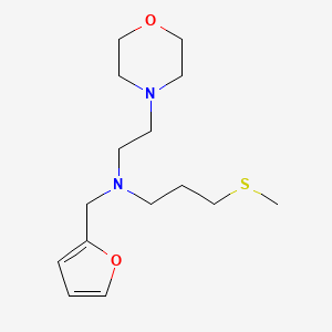 molecular formula C15H26N2O2S B5902464 (2-furylmethyl)[3-(methylthio)propyl](2-morpholin-4-ylethyl)amine 