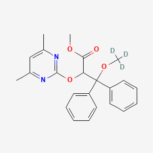 molecular formula C23H24N2O4 B590257 rac Ambrisentan-d3 Methyl Ester CAS No. 1329837-75-3
