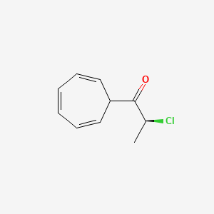 (2S)-2-Chloro-1-(cyclohepta-2,4,6-trien-1-yl)propan-1-one