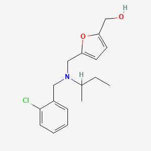 (5-{[sec-butyl(2-chlorobenzyl)amino]methyl}-2-furyl)methanol