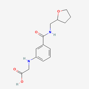 [(3-{[(tetrahydrofuran-2-ylmethyl)amino]carbonyl}phenyl)amino]acetic acid