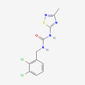 molecular formula C11H10Cl2N4OS B5902748 N-(2,3-dichlorobenzyl)-N'-(3-methyl-1,2,4-thiadiazol-5-yl)urea 