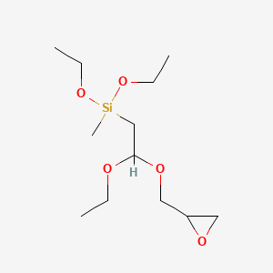 Diethoxy{2-ethoxy-2-[(oxiran-2-yl)methoxy]ethyl}methylsilane