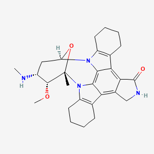 molecular formula C28H34N4O3 B590281 1,1',2,2',3,3',4,4'-Octahydro Staurosporine CAS No. 220038-18-6