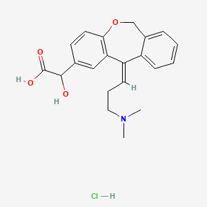 molecular formula C21H24ClNO4 B590286 alpha-Hydroxy Olopatadine Hydrochloride CAS No. 1331668-21-3