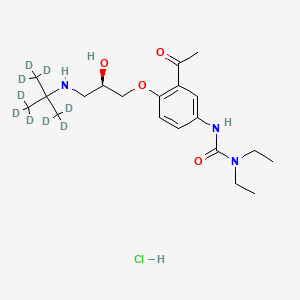molecular formula C20H34ClN3O4 B590290 (R)-(+)-Celiprolol-d9 Hydrochloride CAS No. 1330045-90-3