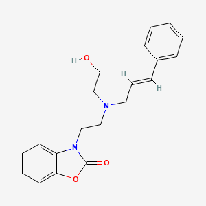 3-(2-{(2-hydroxyethyl)[(2E)-3-phenylprop-2-en-1-yl]amino}ethyl)-1,3-benzoxazol-2(3H)-one