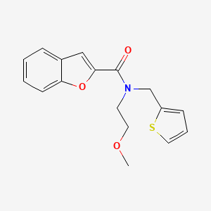 N-(2-methoxyethyl)-N-(2-thienylmethyl)-1-benzofuran-2-carboxamide
