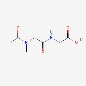 molecular formula C7H12N2O4 B590311 N-Acetyl-N-methylglycylglycine CAS No. 137856-25-8